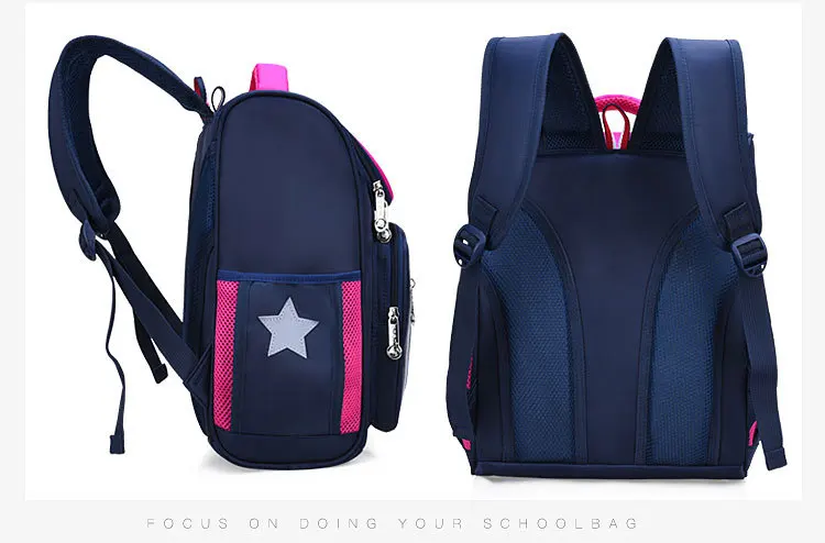 Children School Bags for Boys and Girls Backpacks School 3D Nylon Primary School Students Backpack Grade 1-4 Class Kids Knapsack