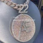Diamonds 2021 Custom Hip HopJewelry Diamonds Iced Out Men Charms Sterling Silver Moissanite Necklace Custom Pendants
