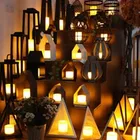 Lantern Lantern Outdoor Lanterns Outdoor Garden Battery Operated Decorative Metal Candle Holders Lantern Outdoor