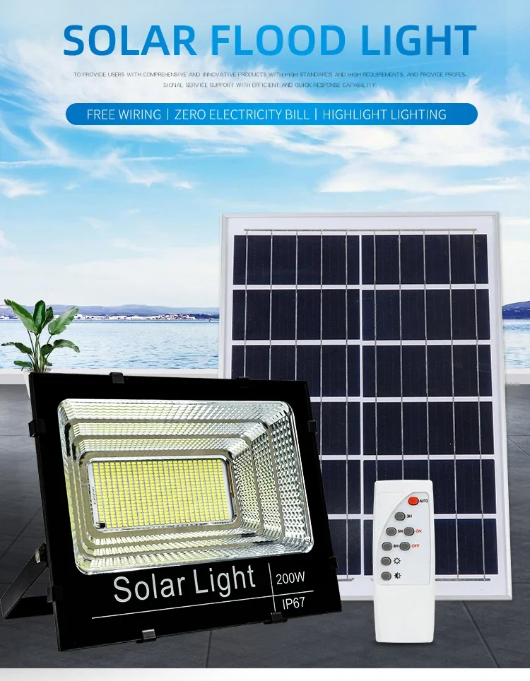 Garden Lights Led Field Outdoor Lamp Powerful Solar Flood Light