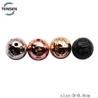Loose Beads Engraved Beads Wholesale Gunmetal Hole Bracelet Pendant Engraved Logo Round Loose Spacer Beads For Jewelry