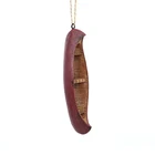Decor Resin Red Canoe Decoration Resin Decoration Hunting And Fishing Decor