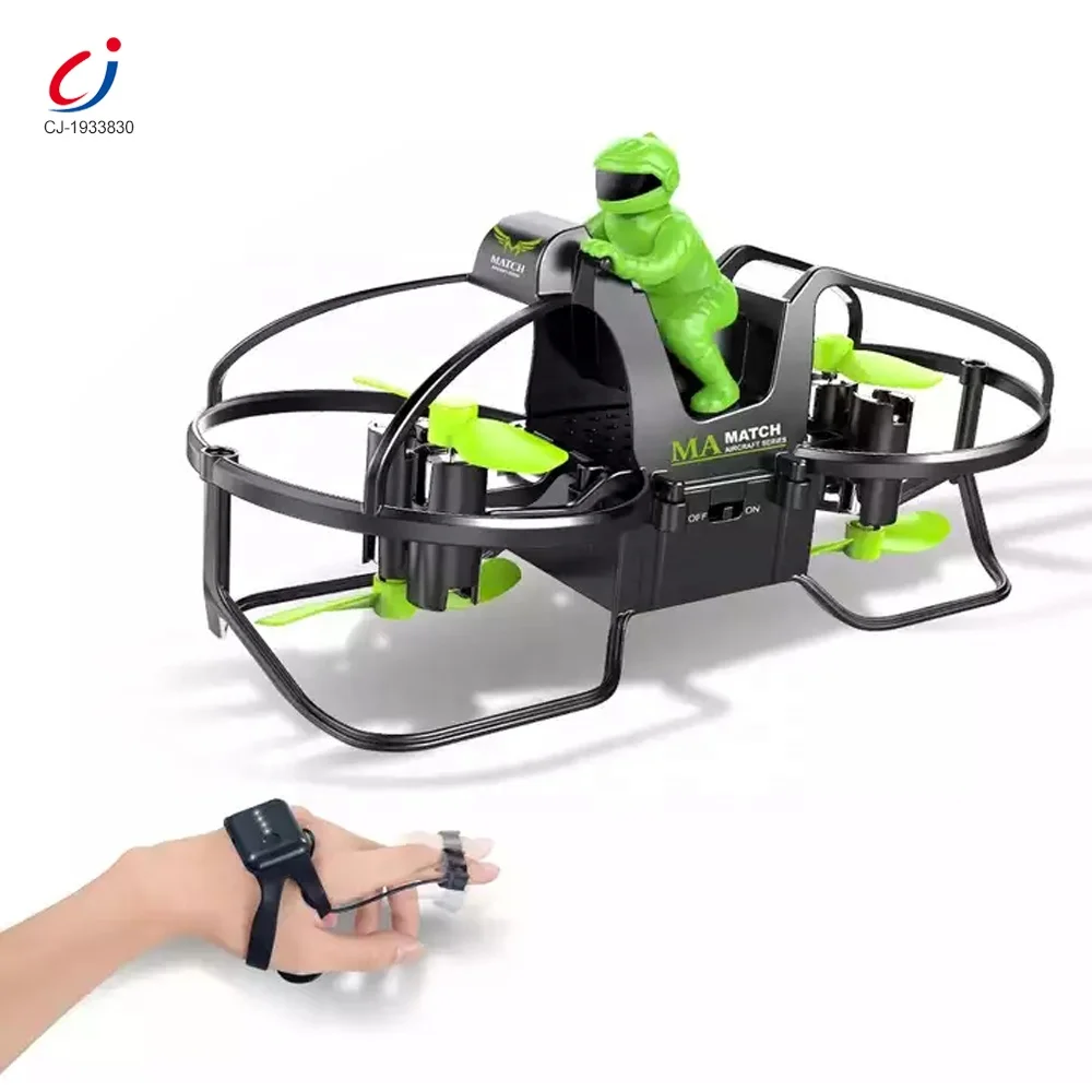 Colorful plastic outdoor mini flying smart electric motorcycle  drones watch