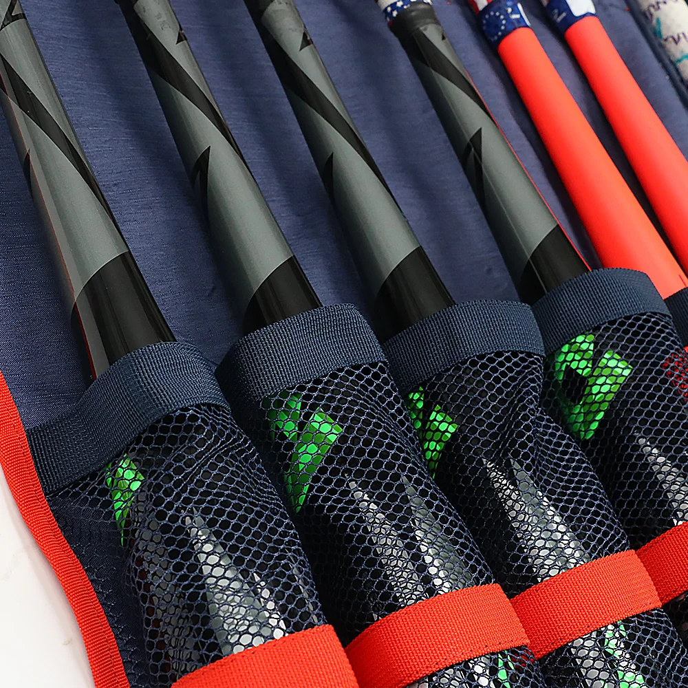 Wholesale Custom Hanging Baseball Bat Bag Dugout Bat Holder with Hanging Hooks Holds 12 Bats Baseball Accessories supplier