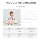Cotton Pajamas Pajamas Sleeping Bag Solid Color Baby Organic Bamboo Cotton Pajamas