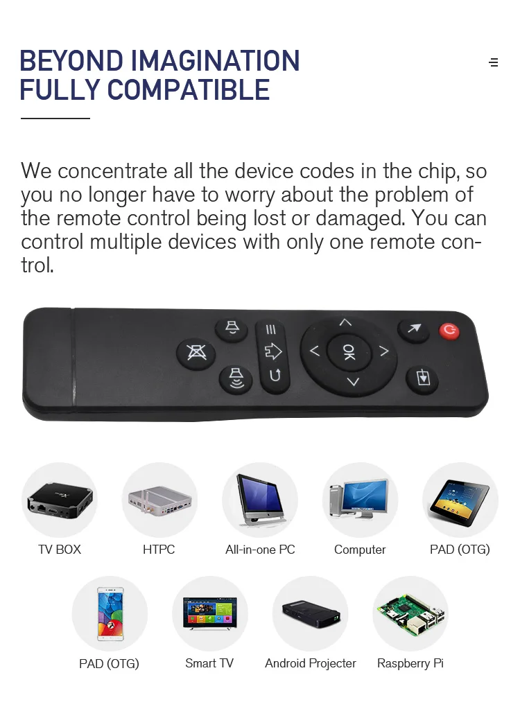 High Quality Universal Smart Ir Remote Control With Learning Function