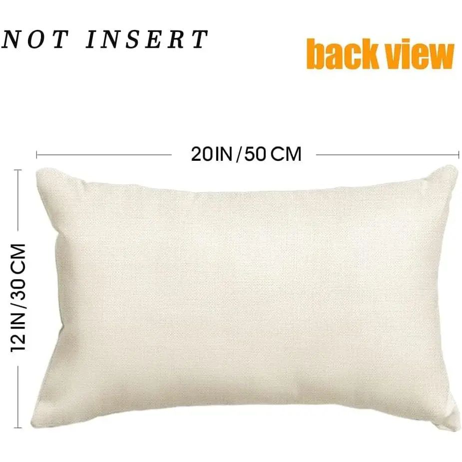 RABUSOFA St. Patrick's Day Decorative White Throw Pillows 12x20 Inch Lucky Clover Cushion Case Green Shamrock Sofa Decoration H1da793cf2a7842cb91a2a8f66535c3f1g