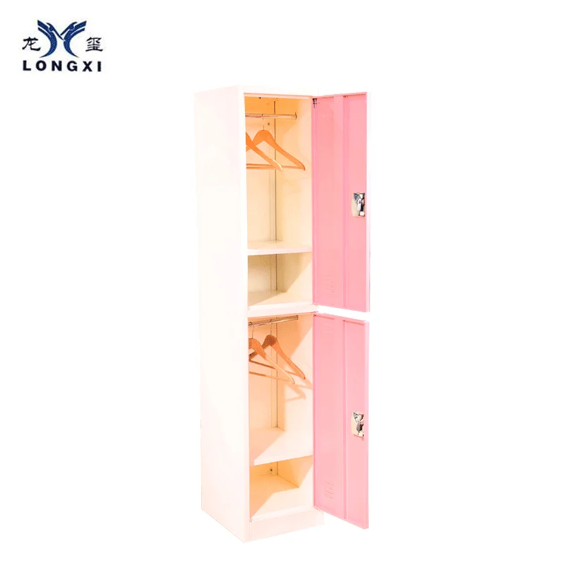4 Shelves 3 Door Kids Steel Closet 