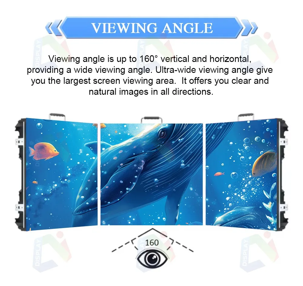 High-quality Unique Design P1.25 4K8K LED Screen Mobile LED Display Quick Installation Portable Rental Video Wall for Live Stage manufacture