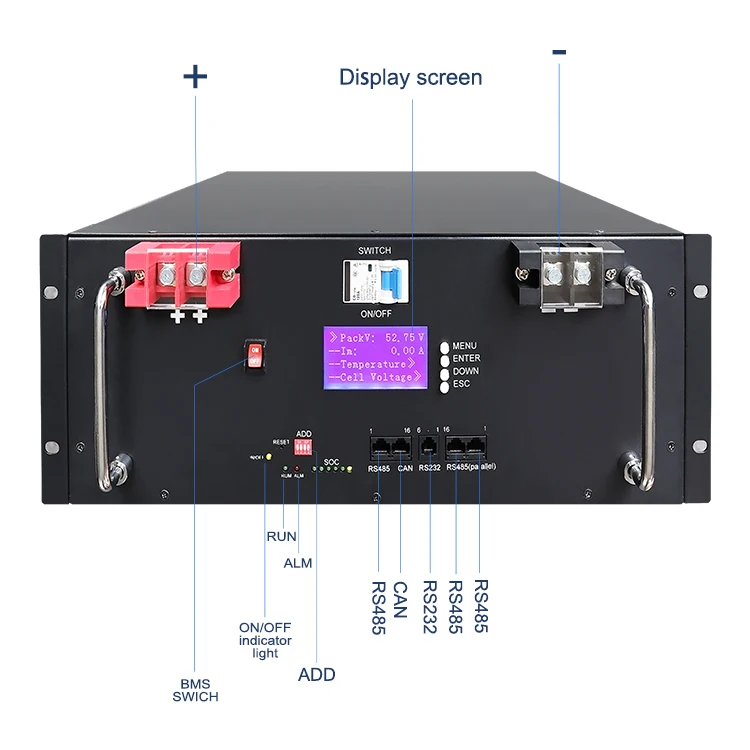 Lifepo4 batería De Iones De Litio Para Sistema Solar Pila De 48v 100ah