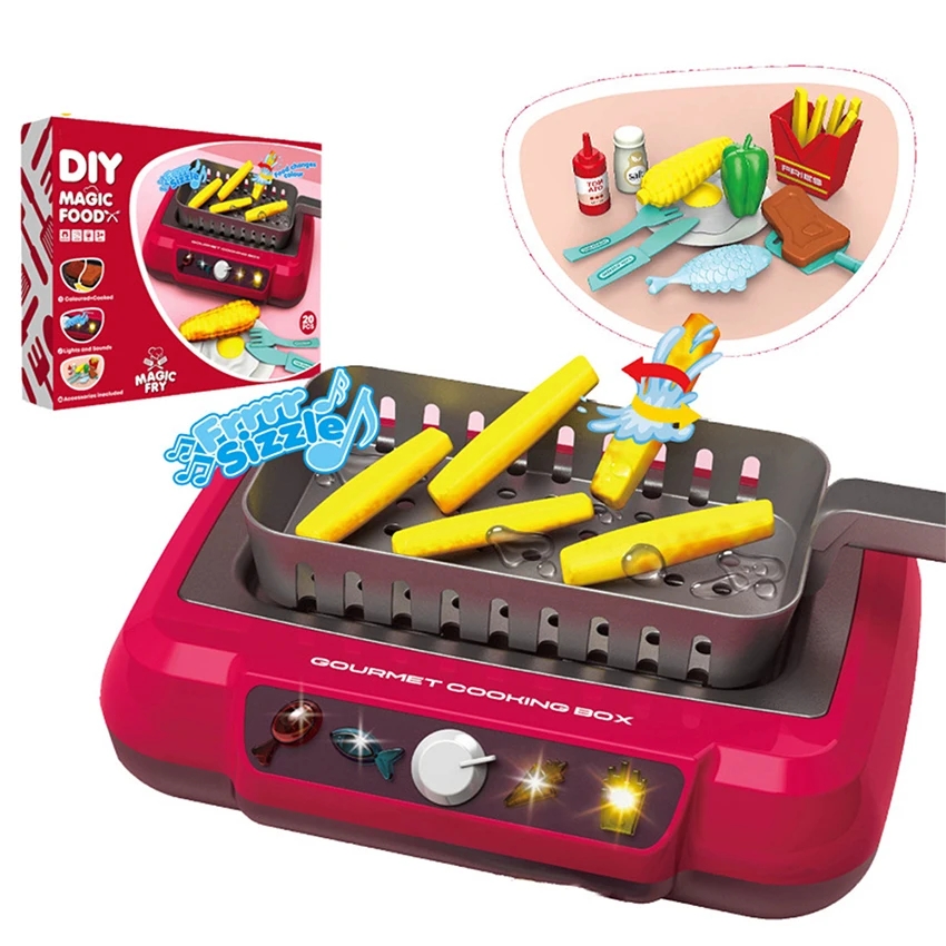 Children Play House Toys Family Kids Kitchen Toys, Mini Toy Kitchen Cooking Set, Play House Toys Set