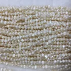 Pearl Necklace 6~7mm Cheap Punch Shape Loose Natural Freshwater Baroque Pearl Beads DIY Pearl Necklace