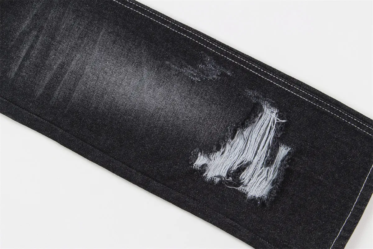 180 cm Wide Shrink-Resistant Yarn Dyed 100% Cotton Denim Fabric for Jeans