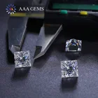 $22 For 1 Carat Princess Shape Moissanite GRA Certificate C C DE Color VVS White Moissanite