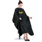 Cape Hairdresser Waterproof Designer Professional Salon Barber Robe Polyester Logo Cape