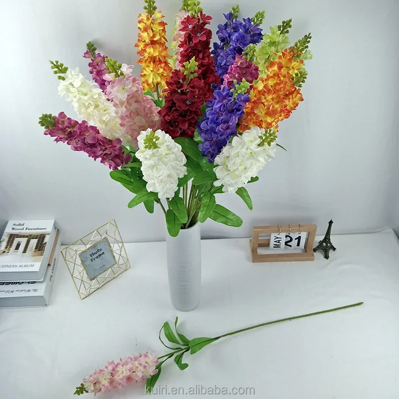 80cm Single Branch Hyacinth High Branch Violet Large Gladiolus