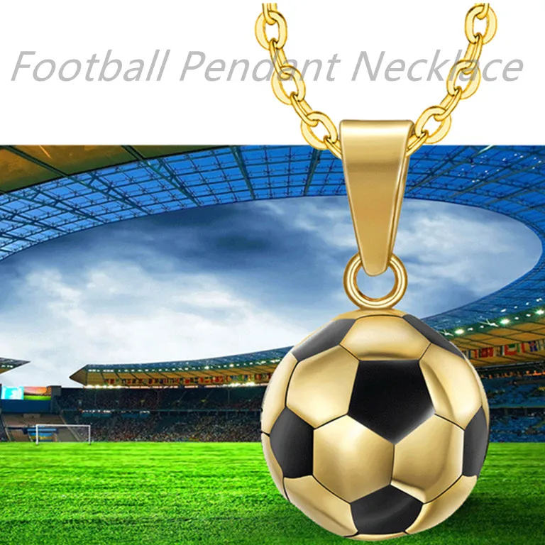 Sport Football Pendant Necklace Soccer 