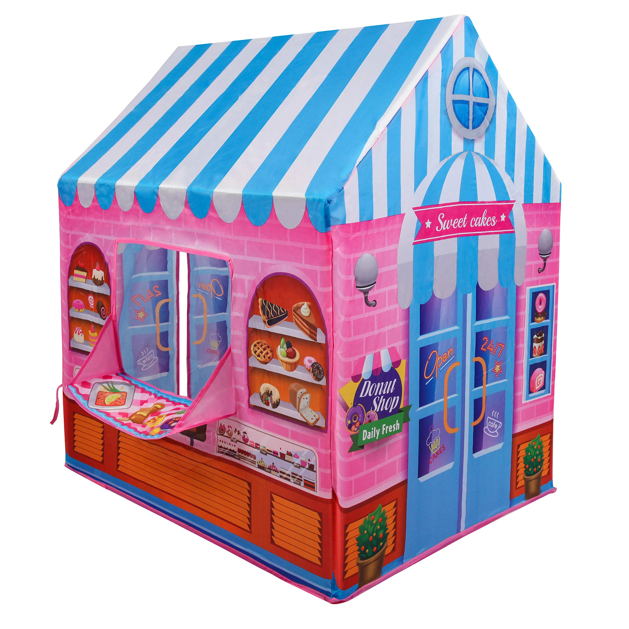 定制男孩女孩室内户外玩具游戏帐篷聚酯儿童糖果游戏屋