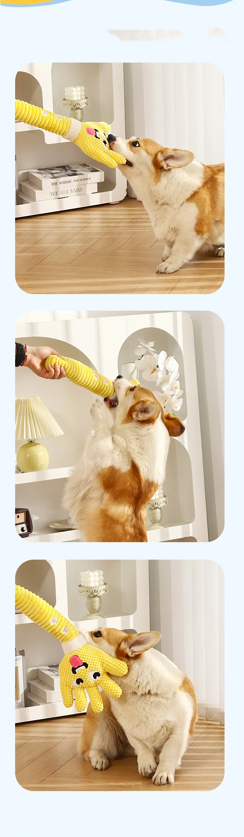 New Palm Design Dog Toy Relieves Boredom Bite-resistant Grinding Teeth Sound Toys Suitable for Small and Large Dog Pet Products details