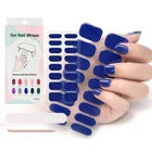 Beautysticker Customized Hot Sale Waterproof 3D Color Changing Korean Semicured Gel Nail Sticker