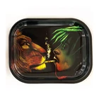 Tray Drop Shipping Wholesale Large Size Custom Rolling Metal Tray With Marvel Comics Pattern