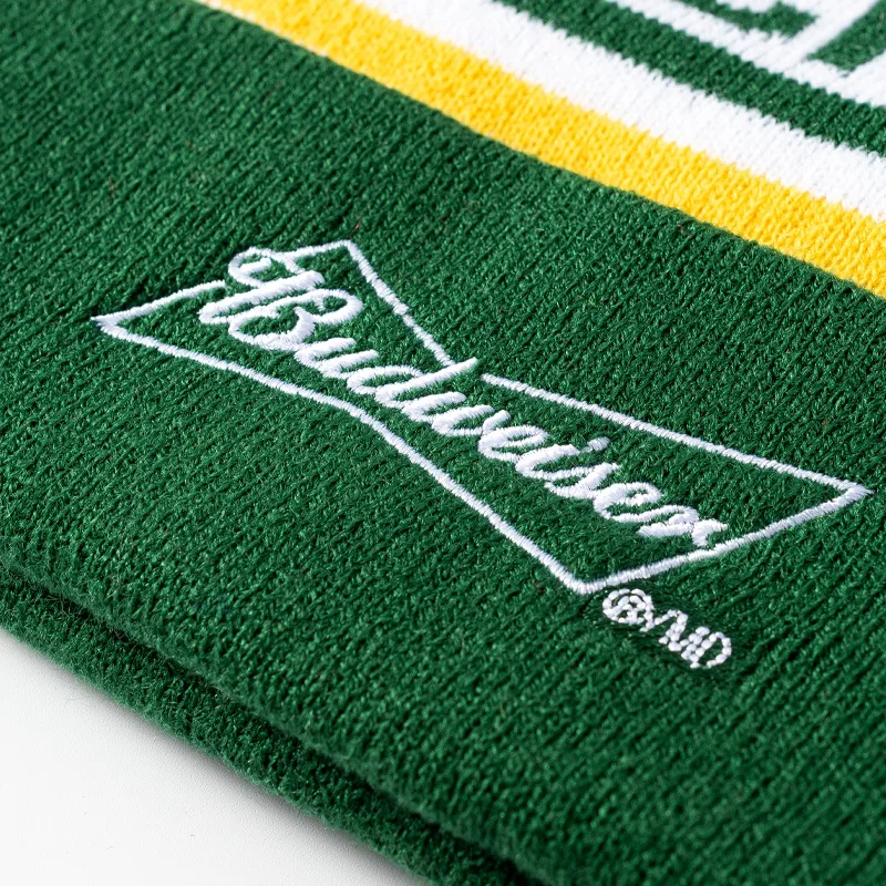 Acrylic Jacquard Knitted Hat European and American Fans Embroidered Logo Hat
