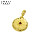 Charms 925 Silver Custom Logo Jewelry 925 Silver Gold Plated Iced Out Hiphop Charms Necklace Pendant