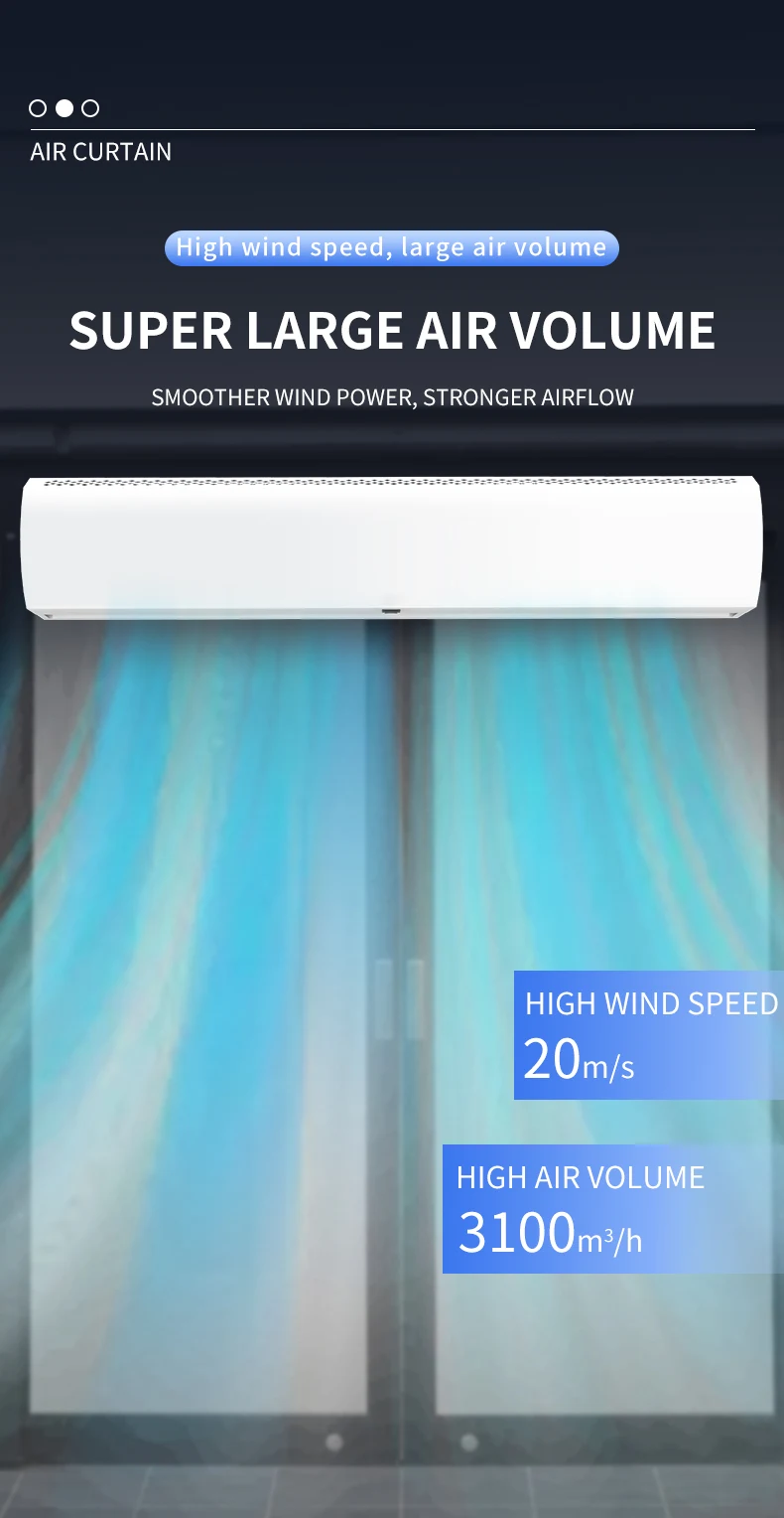 Air Curtain, 1.5m/36inch, Centrifugal, 220V - detail 8