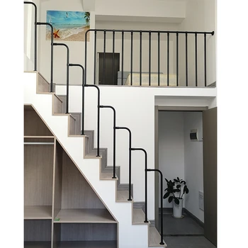 Balcony Concise Style Handrail Fitting System Indoor Stairs Glass Balustrade With Quality Guarantee