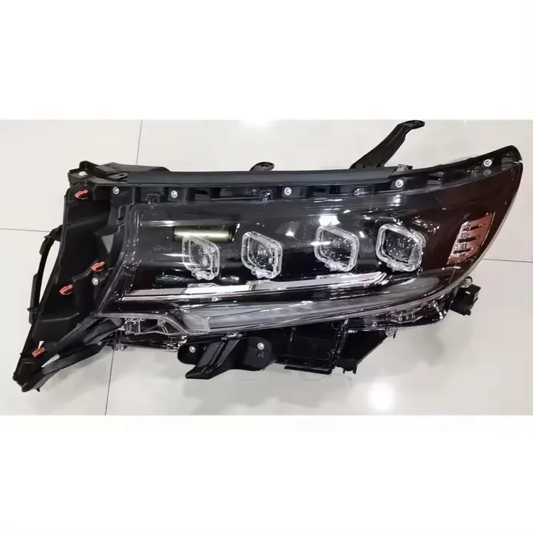 product new auto head lights 4 eyes auto spare body parts car head lamp used for toyota land cruiser prado 2018 2019 2020 2021-6
