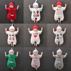 Baby Old 1 Piece Summer Short Sleeve Newborn Baby 1 Year Old Baby'S Casual Summer Rompers