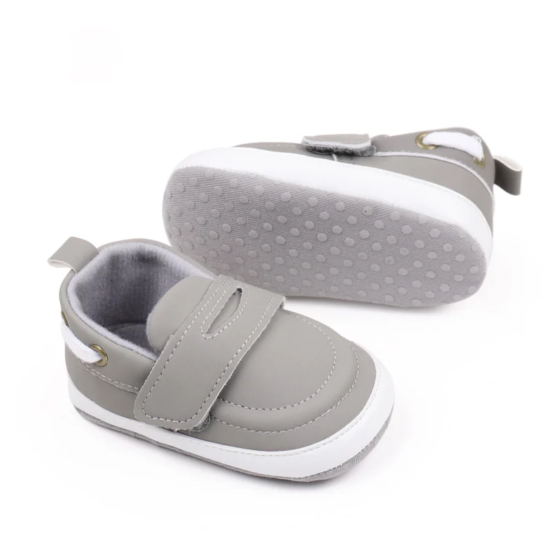 Simple Casual 0-12 Months Baby Soft Toddler Shoes Solid Color for Spring and Autumn supplier