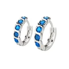 Earrings Earrings Wholesale Earrings Jewelry Shiny Cubic Zirconia Rhodium 925 Hoop Dangle Earrings For Women