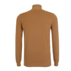Sweater Wool Thin Wool Men Sweater Plain Knitted Pullover Viscose Polyamide Slim For All Seasons Turtleneck Thin Wool