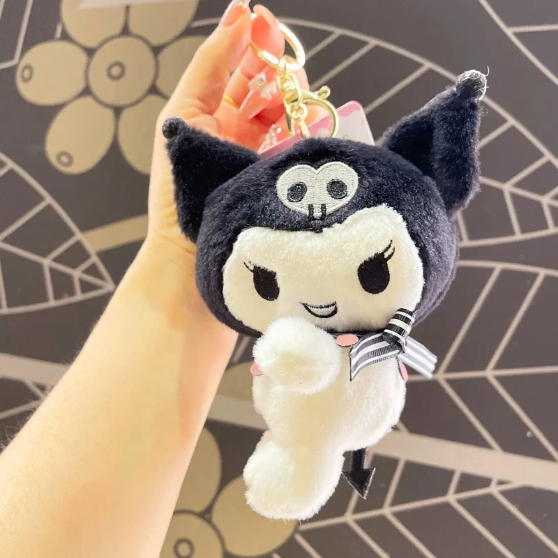 Cute Kulomi wholesale keychain doll hanging action bag pendant mini cartoon gift plush toy