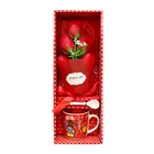 Gift Spanish Bulk With Rose Flower For Girl Ceramic Mug Birthday Gift Set