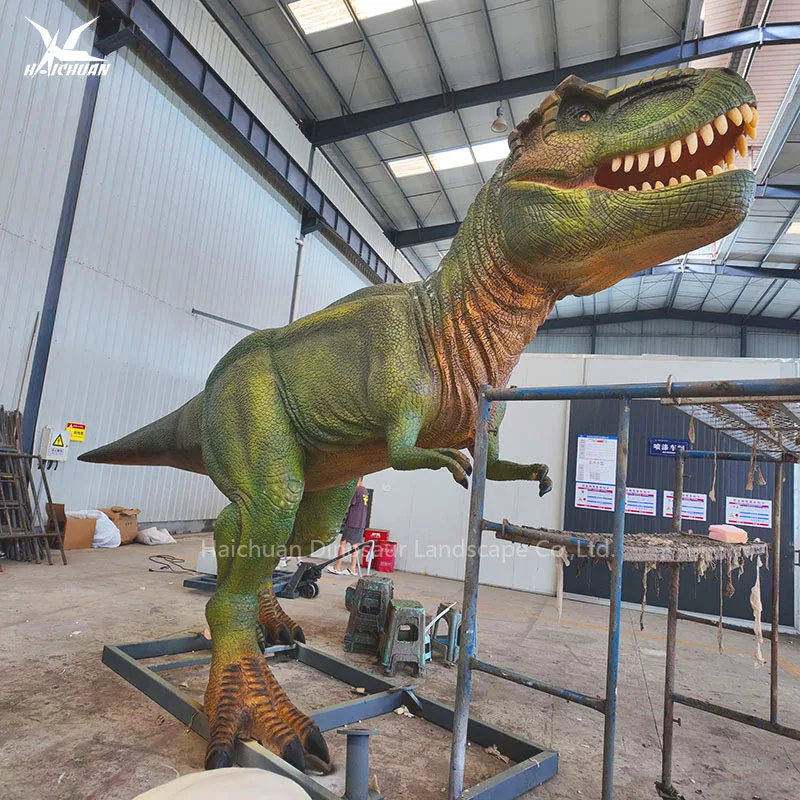 product haichuan for simulated giant real life size electronic dinosaurios animatronicos for shopping mall dino park use dinosaur robot-1