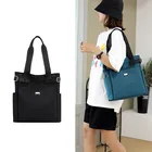 Handbags Customizable Logo For Portable Candy-colored Lady's Handbags 1 Shoulder Mommy Bag Nylon Ladies Bag
