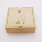 Unique Wine Gift Gift Wood Box Customize Logo Unique Design Wood Leather Packaging Wine Gift Box Set
