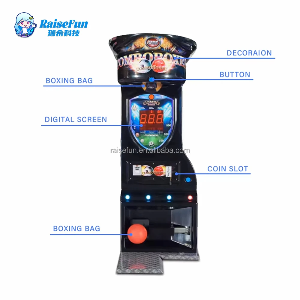product punch arcade machine punch ball machine punching machine game prize punching bag game dynamic boxer arcade game for sale780-0