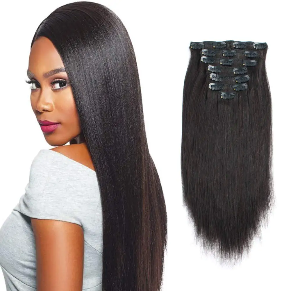 Wholesale Top Clip In Hair Extension Dropshipping Cuticle Aligned Raw  Virgin 12a Brazilian Hair 100 Remy Human Hair Extensions - Buy Clip In Hair  Extensions 100% Human Hair,Hair Extensions Clip In,Human Hair