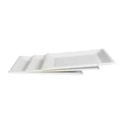 Food Tray Disposable Bagasse Trays Cheap Biodegradable Disposable Sugarcane Bagasse Fiber Food Tray