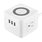 Phone Usa Amazon Hot Sell Wireless Phone Charger 3USB USA Cubic Power Extension