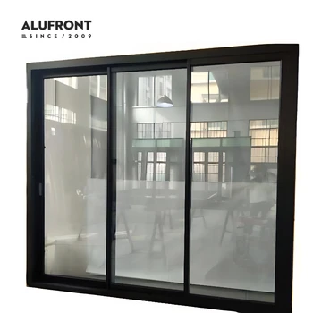 Australia AS2047 Double Glazed Stacker Doors Exterior Balcony Outdoor Veranda Horizontal Double Glass Doors Patio Sliding Doors