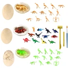 Plaster Diy Toy Kids Plaster Dinosaur Egg Dig It Out Game Archaeology Excavation Kit Diy Educational Toy