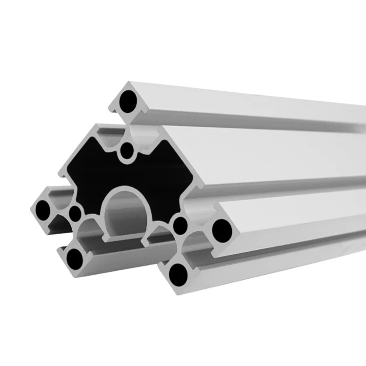 60L T Slot Aluminium Profile Extrusion Right Angle Aluminium Profile Industrial Aluminium Profile for Workbench factory