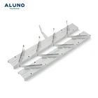 Jalousie Window Glass Glass Louvre Frame AlunoTec SF-400 Louver Plastic Blade Jalousie Window Glass Louvre Frame