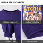Sweatshirts Color Women's Casual Crewneck Long Sleeve Fleece Pullover Sweatshirts Solid Color Warm Outerwear Tops