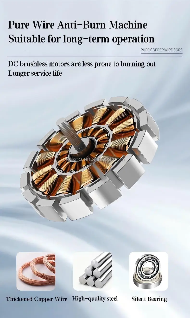 Oscillating Wall Mount Fan, 110 V - detail 12