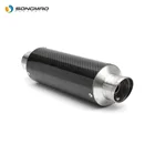Exhaust High Performance 80mm 3K Woven Carbon Fiber Exhaust Tube